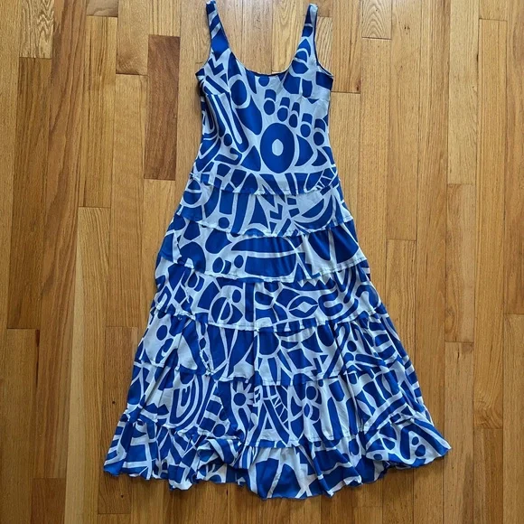 fitted lace wedding dress Mystic Blue Multi / L